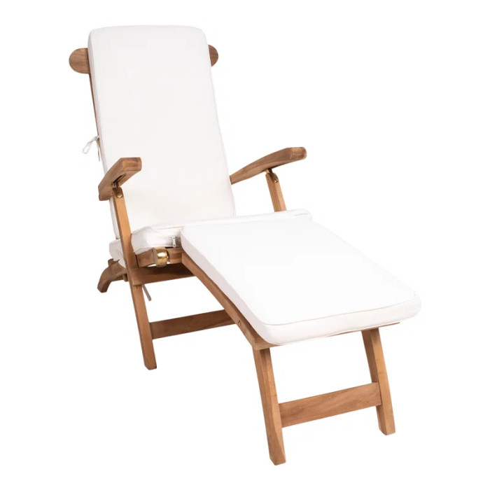 Silla de bronceado ARRECIFE con cojín